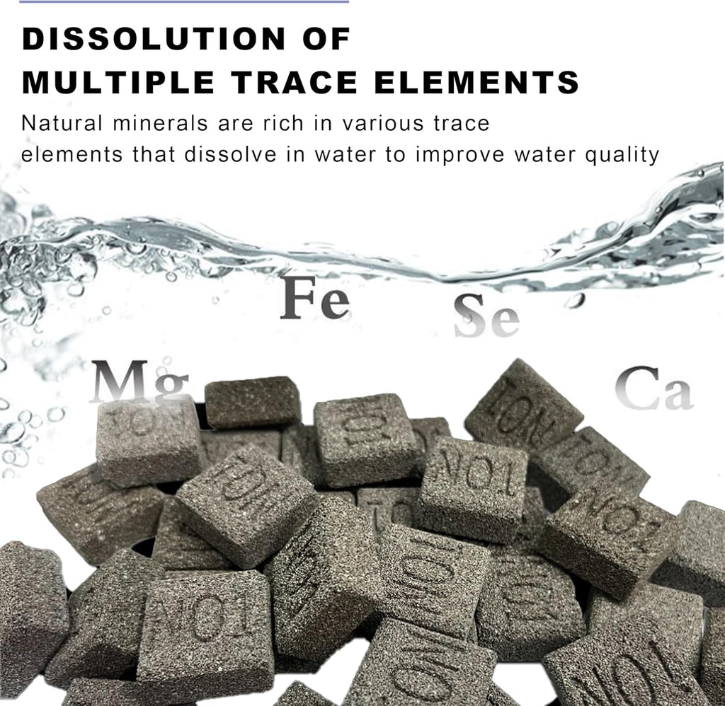 LIYAOLI 36-Pack Bio Media for Fish Tank Aquarium Filter - 4 lbs Ceramic Biological Filter Media Set, Nitrogen Removing Biomedia for Freshwater/Bio Balls for Pond Filter (Black - Block)