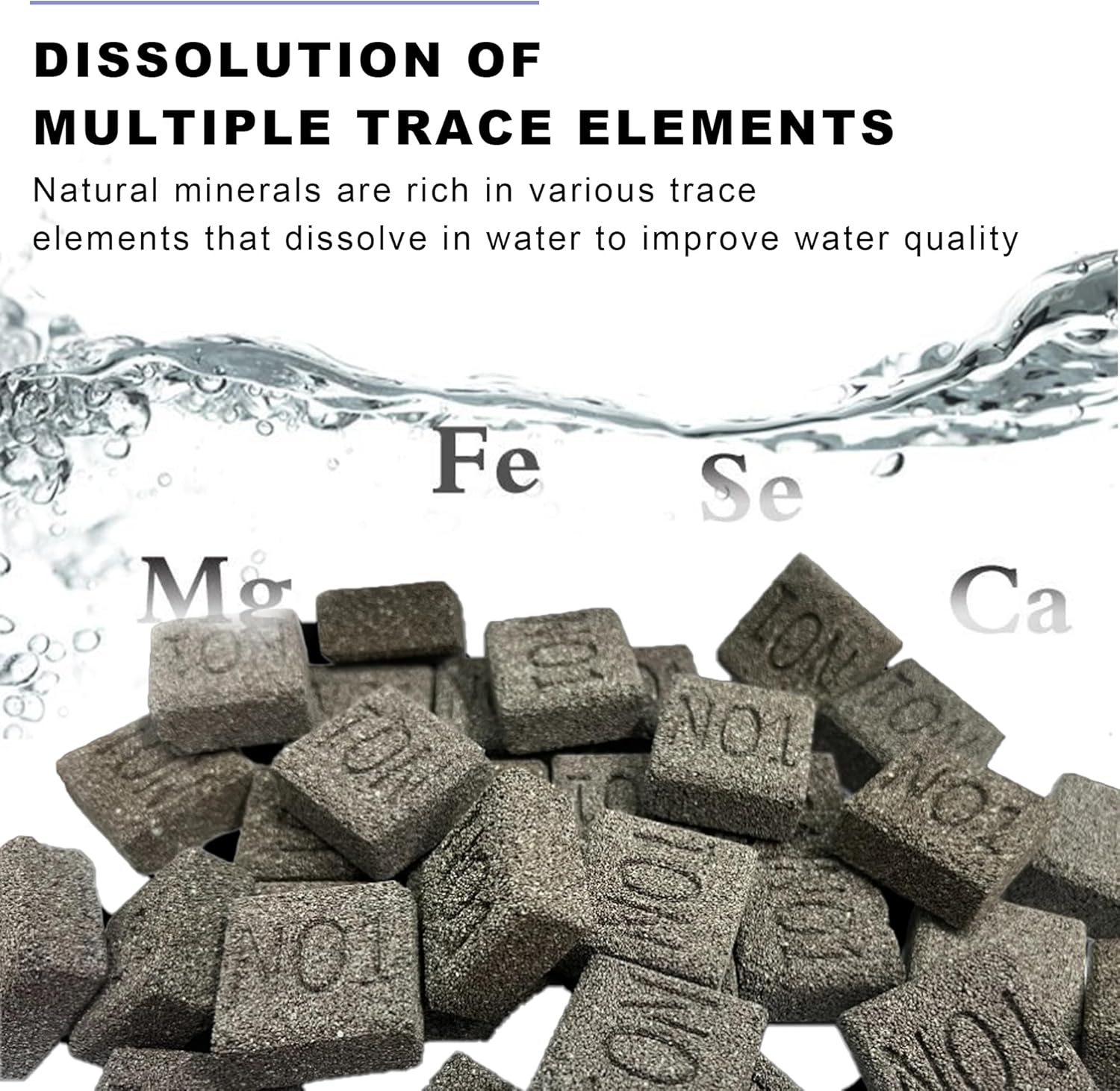 LIYAOLI 36-Pack Bio Media for Fish Tank Aquarium Filter - 4 lbs Ceramic Biological Filter Media Set, Nitrogen Removing Biomedia for Freshwater/Bio Balls for Pond Filter (Black - Block)