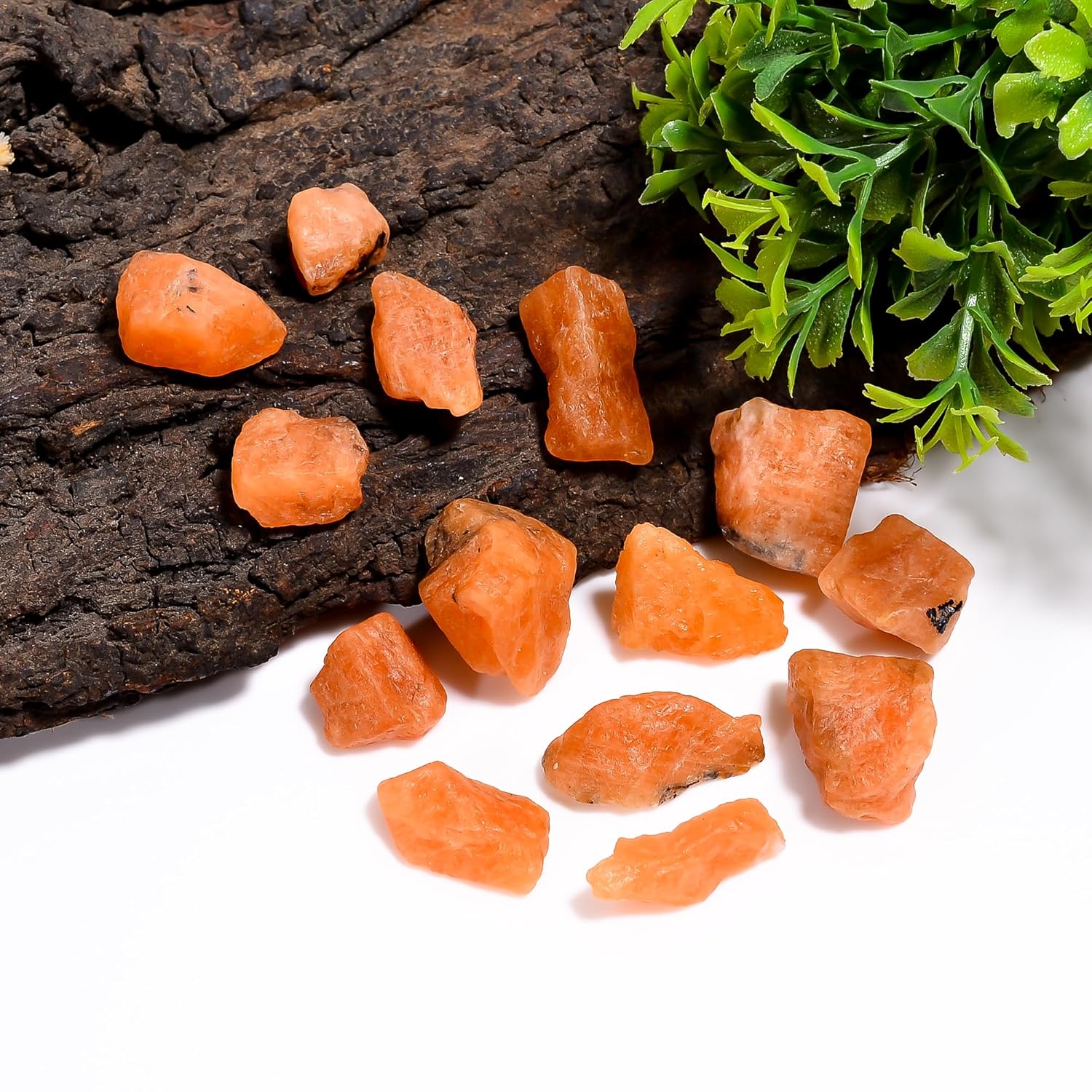100 carats Raw Orange Triplite Stone Lot, Rough Gemstone, Natural Crystals, Chakra Crystals, Healing Stones, Wholesale Pack, Jewelry Making Supply, Supply, (6 to 8pcs)