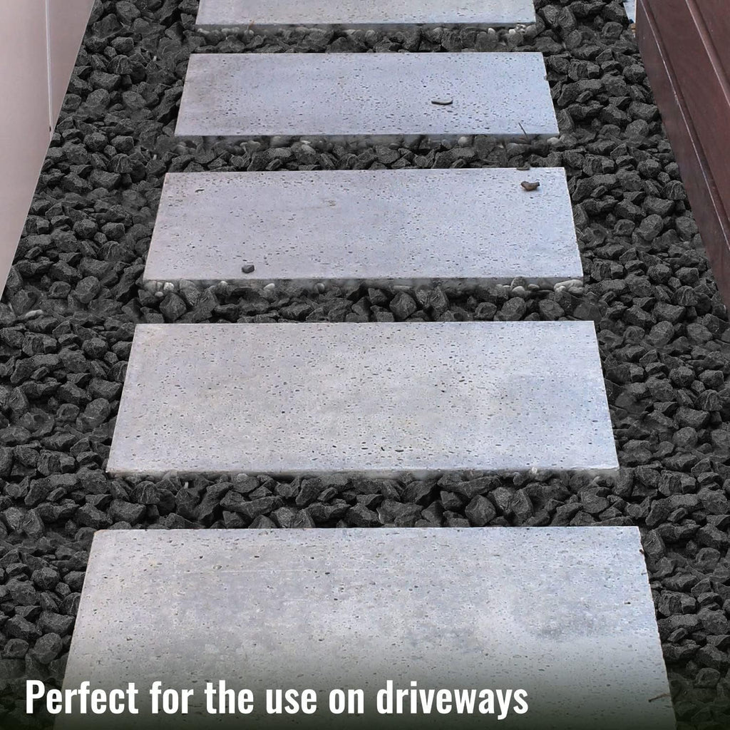 NUPICK 10 Pound Gravel Rocks, 0.5-0.7 Inches Polished Pebbles for Plants, Fish Tank, Clear Vase and More, Natural Black Stones