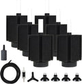 ALEGI Aquarium 60 Gallon Sponge Filter with Air Stone,Sponge Filter 75 Gallon for Breeding Fry Betta Shrimp (6 pcs)