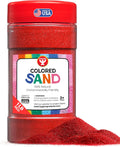 Hygloss Colored Sand for Crafts – 1 lb Bottle, Red – Vibrant Colorful Fine Sensory Play Sand Art Kits for Kids – Classroom Activities for Children 3 4 5 6 7 8 9 10 11 12 – Safe for Ages 3+