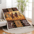 Horse Blanket Horse Throw Blanket Gifts for Kids Girls Boys Adults Women Man Super Soft Cozy Plush Fluffy Fuzzy Fleece Blanket Decor 60''X80''