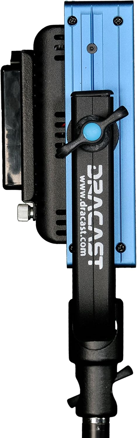 Dracast Pro Series LED1000 Bi-Color LED 2 Light Kit with V-Mount Battery Plates and Light Stands