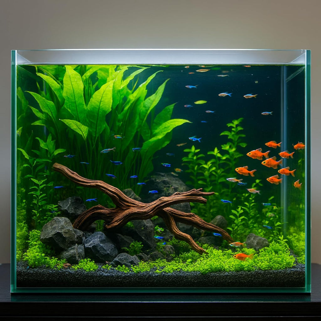 Koyal Wholesale Natural Driftwood Decor Vase Fillers 2.2-Pounds, Aquarium Wood Untreated California Manzanita Drift Wood Fish Tank Decor, Driftwood Pieces for Crafts, Assorted Reptile Wood Branches