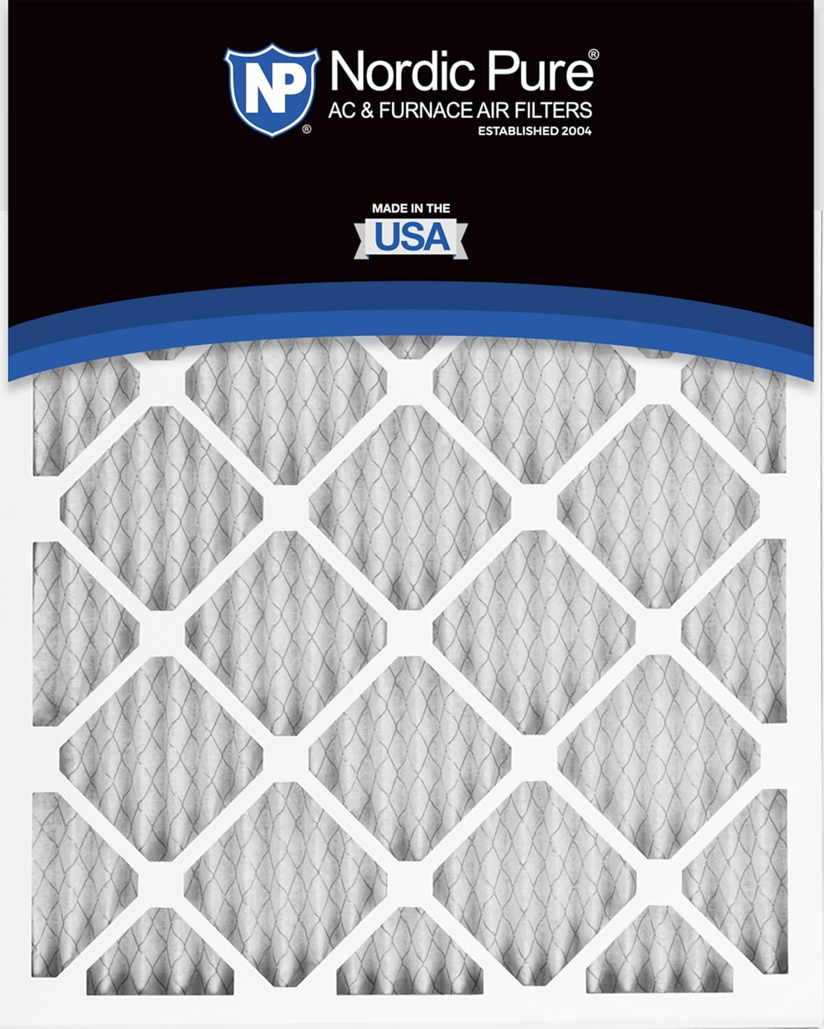 Nordic Pure 20x25x1 (19 1/2 x 24 1/2 x 3/4) Pleated MERV 13 Air Filters 2 Pack