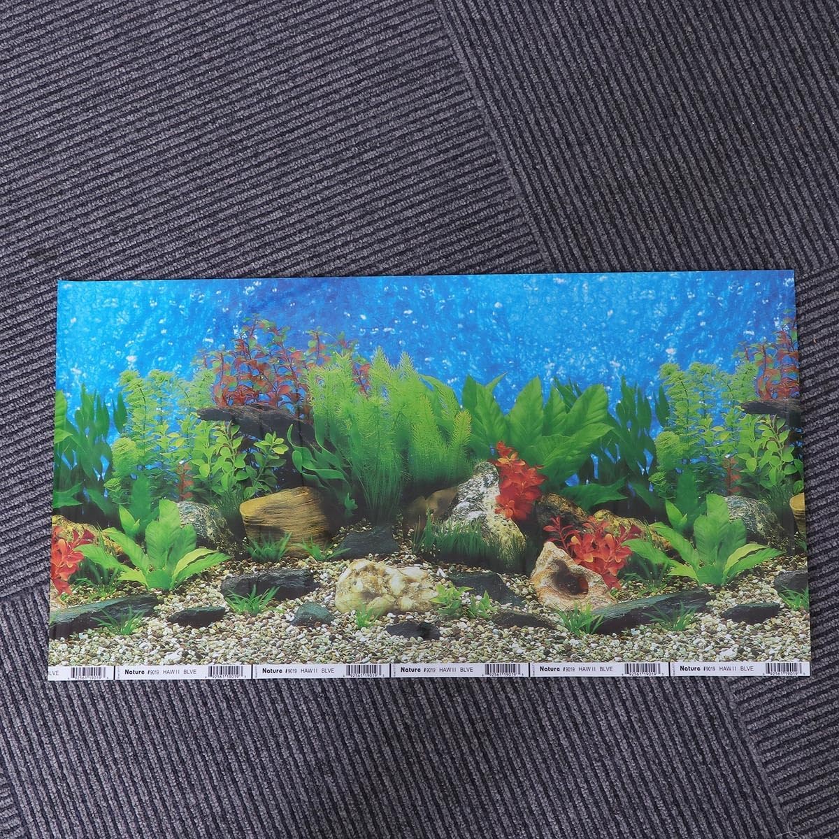 iplusmile 3D Wall Paper 3D Stickers Aquarium Background Wallpapers 10 Gallon Fish Tank Background Double-Sided Decorative Sticker Adhesive Wallpaper Picture Poster Decorate Decorations