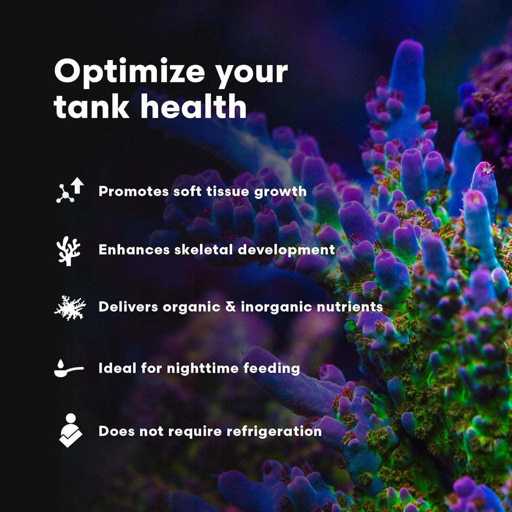 Brightwell Aquatics Reef Snow – Nutrient-Rich Supplement for Corals, Clams, Tube Worms, Sponges & Suspension Feeders – Supports Soft Tissue & Skeletal Growth in Reef Aquariums – 500 ml
