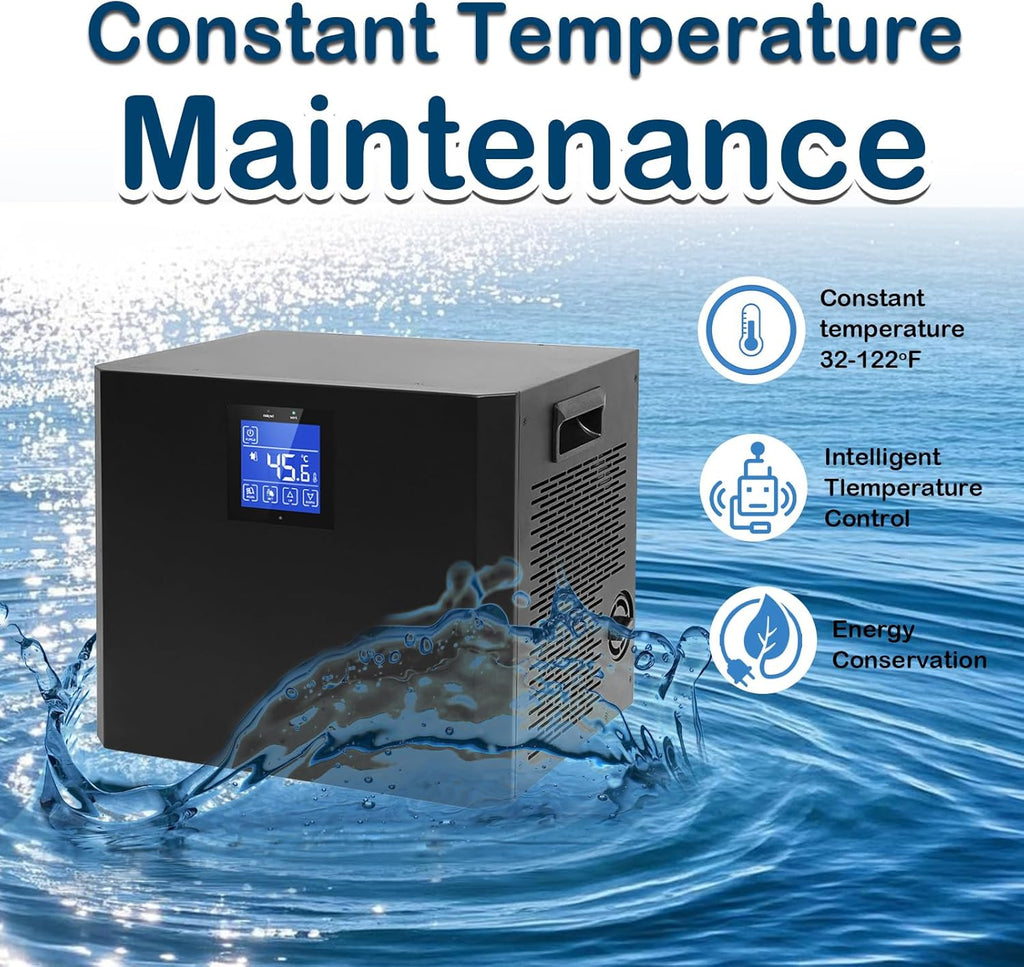 87 Gallon Ice Bath Water Chiller for Cold Plunge Tubs,1/3 HP Water Chiller 87 Gal, with Built-in Filter, Ideal for Ice Bath Pod Cold Therapy Recovery Home Use