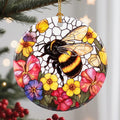 Christmas Ornaments, Bee Ornament, Christmas Tree Ornaments, Xmas Decorations, Holiday Decorations, Gifts for Bee Lovers, Holiday Party Gifts, and Xmas Gift Ideas