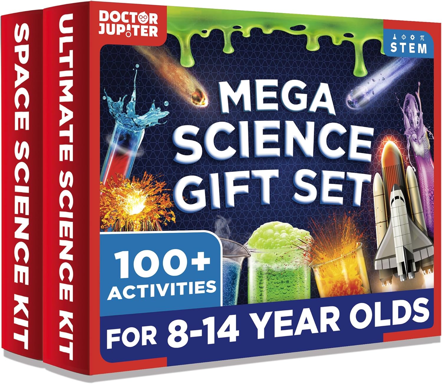 Doctor Jupiter Mega Science Gift Set | Set of ‘Ultimate Science Kit’, ‘Space Science Kit’ for Kids Ages 8-10-12-14 | Birthday Gift Ideas for Boys, Girls | STEM Learning & Educational Toys