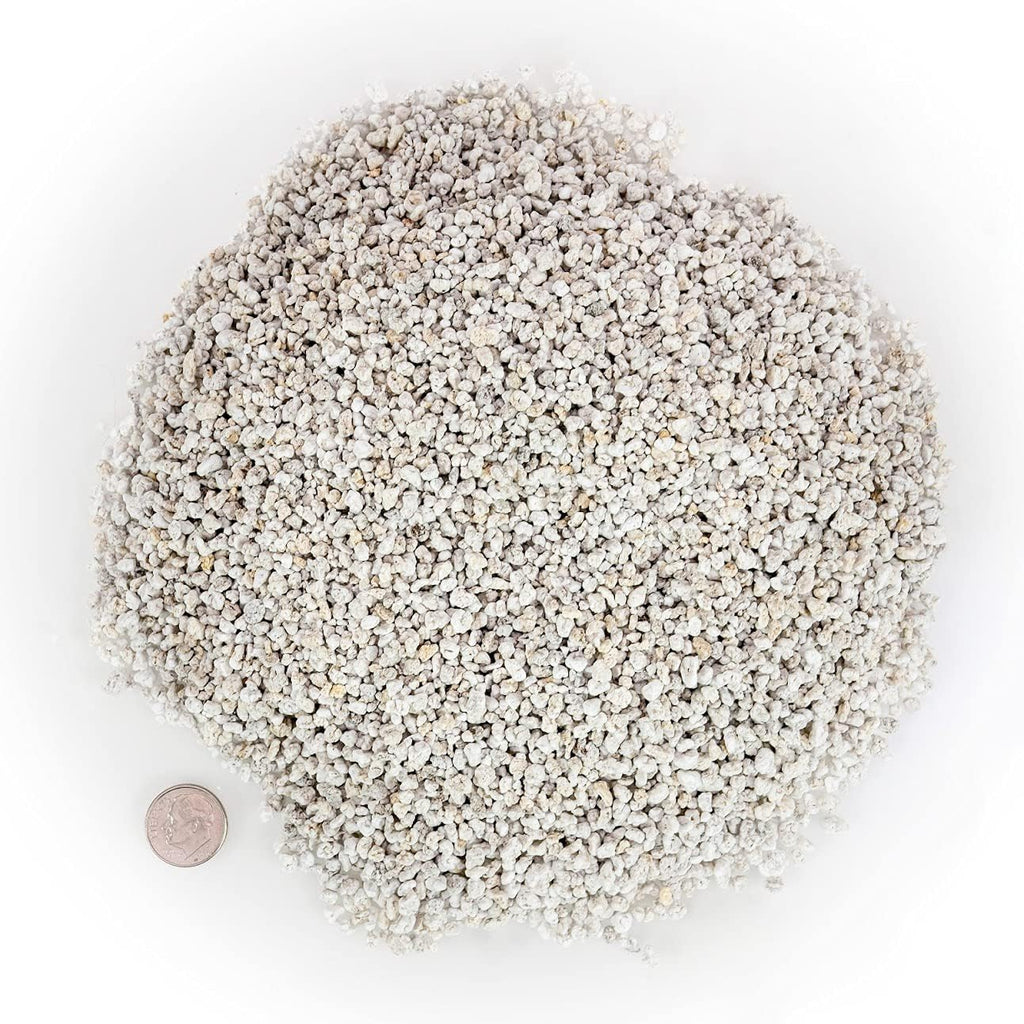 Premium Gardenera Organic Perlite - Medium/Fine Grade Horticultural Soil Amendment for Indoor & Outdoor Container Plants for Drainage Management and Enhanced Growth - 20 Quart Bag