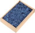MECCANIXITY 7.8oz Preserved Reindeer Moss, Dark Blue Decorative Artificial Fake Moss for Potted Plants Indoor Crafts Lichen Centerpieces Decor