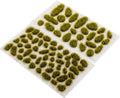78 Pcs Static Grass Tuft Model Bushy Tufts Lowland Shrubs Tuft Terrain Model Kit for DIY Model Railway Train Landscape Fairy Garden Diorama Scenery (Set B)