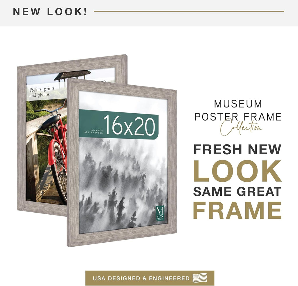 MCS Museum Poster Frame, Barnwood, 16 x 20 in, Single