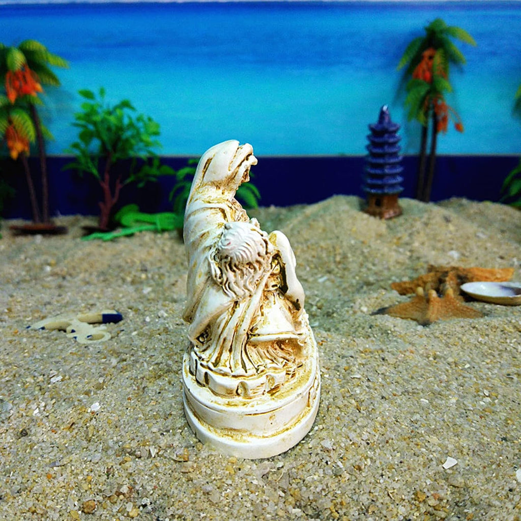 The Pity/La Pieta Sculpture Fish Tank Decorations Decor Statues Figurine Sculpture Ancient Roman Reptile Turtle Lizard Spider Tanks Terrarium Building Church Décor Ornament Pet