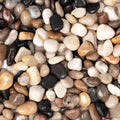 5lbs Natural River Rocks, Polished Pebbles for Plants Garden, 0.3-0.8 inch Decorative Peach Stones, Ideal for Fish Tank, Vases, Crafting, Home Decor and Garden Landscaping Rocks,Mix