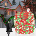 66Ft 200 LED Christmas Fairy Lights Plug in, Waterproof String Lights Outdoor & Indoor 8 Modes with Timer Bedroom Decor, Twinkle Lights for Bedroom Party Holiday Christmas Decorations (Red and Green)