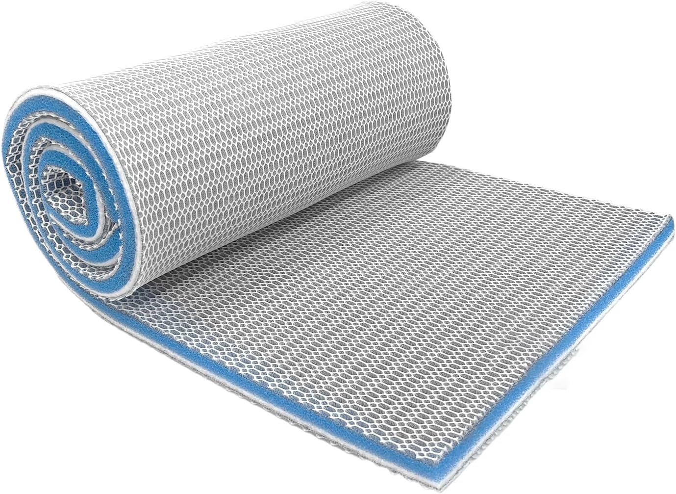 Aquarium Filter Media,48"x12"- 8-Layer Filter Sponge Pad for Fish Tank and Pond,Cuttable & Washable Aquarium Filter Floss for Crystal Clear Water