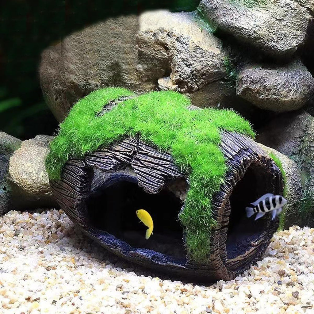 Betta Fish Tank Accessories Decorations, Small Fish Cave Aquarium Hideout, Fish Tank Ornament 5"