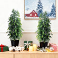 2PCS 3ft Artificial Norfolk Pine Tree Artificial Christmas Tree Premium Pine Xmas Tree Branch Tip Easy Setup, Artificial Pencil Realistic Pine Needles Realistic Holiday Party Decor