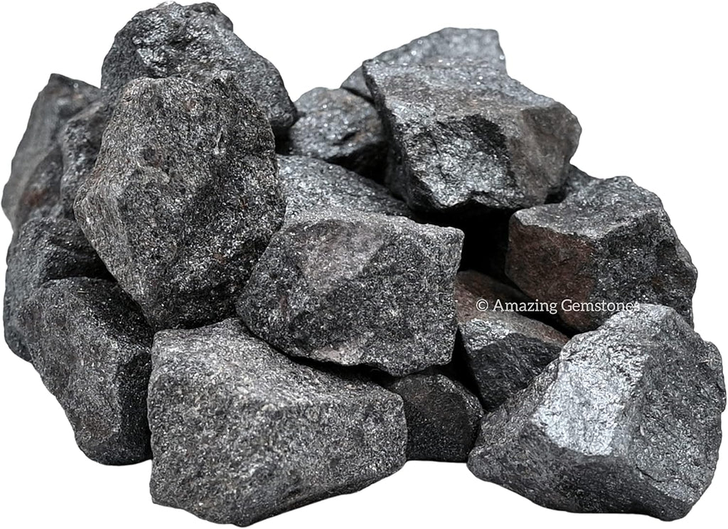 Amazing Gemstone Hematite Raw Crystals and Healing Stones, Natural Rocks for Tumbling and DIY Raw Stones and Crystals (1 LB)