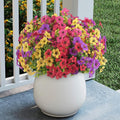 12 Bundles Artificial Faux Flowers, UV-Resistant Silk Fake Plants Spring Summer Decoration Indoor Outdoor Decor for Home, Porch, Balcony, Lawn, Yard - Spring, Summer, Fall, All Seasons (Mix)