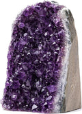 Natural Amethyst (4 lb to 5 lb) - 4.5" to 9" Height - Crystal Clusters Stone from Uruguay Raw Geode Quartz - Deep Purple Color