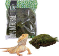 The Habitat Life - Natural Mood Moss - for Reptiles, Amphibians & Invertebrates Terrariums - Moisture-Retaining - Humidity Control - Soft Bedding - Dye-Free & Safe - Medium - 1 Pack