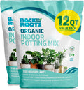 Back to The Roots 100% Organic Indoor Potting Mix (Value 12 Quart) | Promotes Healthy Houseplant Growth| Made in The USA