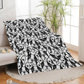 Boston Terrier Throw Blanket French Bulldog Frenchie Puppy Stuff Gifts for Dog Lover Kids Girls Boys Adults Women Men Soft Cozy Warm Plush Fluffy Fuzzy Fleece Blanket Decor 60''X80''
