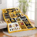 Beer Blanket Drink Beer Throw Blanket Gifts for Adults Women Man Super Soft Cozy Plush Fluffy Fuzzy Fleece Blanket Decor 60''X80''