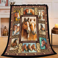 Horse Throw Blanket Horse Stuff Gifts for Kids Girls Boys Adults Women Men Soft Cozy Warm Plush Fluffy Fuzzy Fleece Blanket Decor 40''X50''