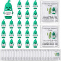 Gejoy 75 Pcs Inspirational Pickle Gifts Set Include 25 Mini Rubber Pickle Toys 25 Motivational Card 25 Package Bags Positive Emotional Support Gifts for Employee Coworker Staff Teacher Team Friends