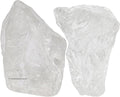 Amazing Gemstone 2 Pieces Premium Grade Clear Quartz Raw Crystals and Healing Stones, Natural Rocks for Tumbling and DIY Raw Stones and Crystals