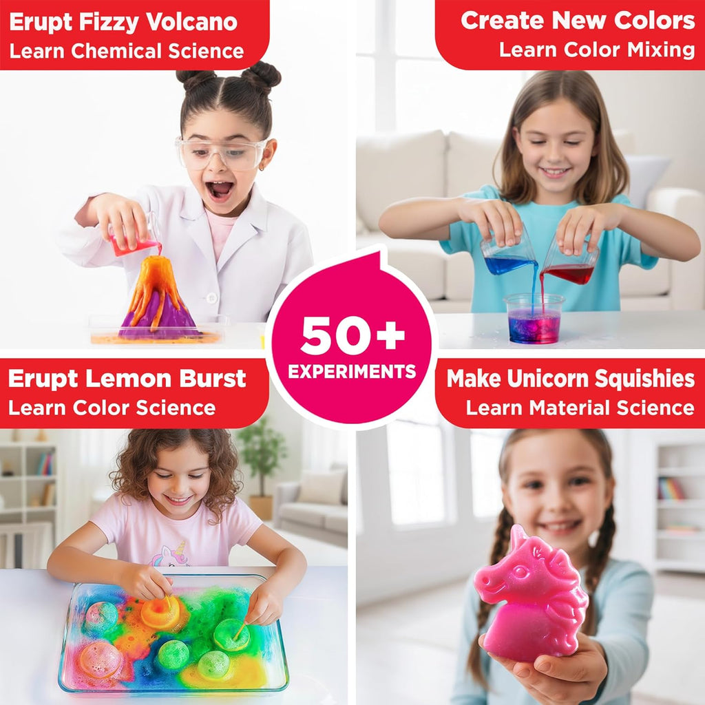 Doctor Jupiter Super Science Gift Set | Set of ‘Girls’ First Science Kit’, ‘Princess Super Soaps’ for Kids Ages 4+ | Birthday Gift Ideas, STEM Learning & Educational Toys for 4-5-6-7-8 Year Old Girls