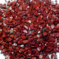 Cherry Tree Collection 1/2 Pound Polished Tumbled Gemstone Chips, Pebbles, Crystal Chips Bulk for Jewelry Making, Healing, Plants, Succulents, Aquariums, Decoration, Chakra (Red Jasper)