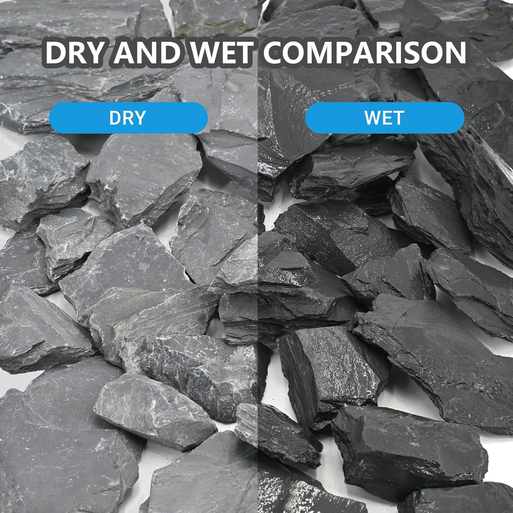 Aquarium Rocks 10lb Natural Slate Rock for Aquarium Landscaping Terrariums,Reptile Habitats & Creative Aquascaping Amphibian Enclosures 3-8 Inches