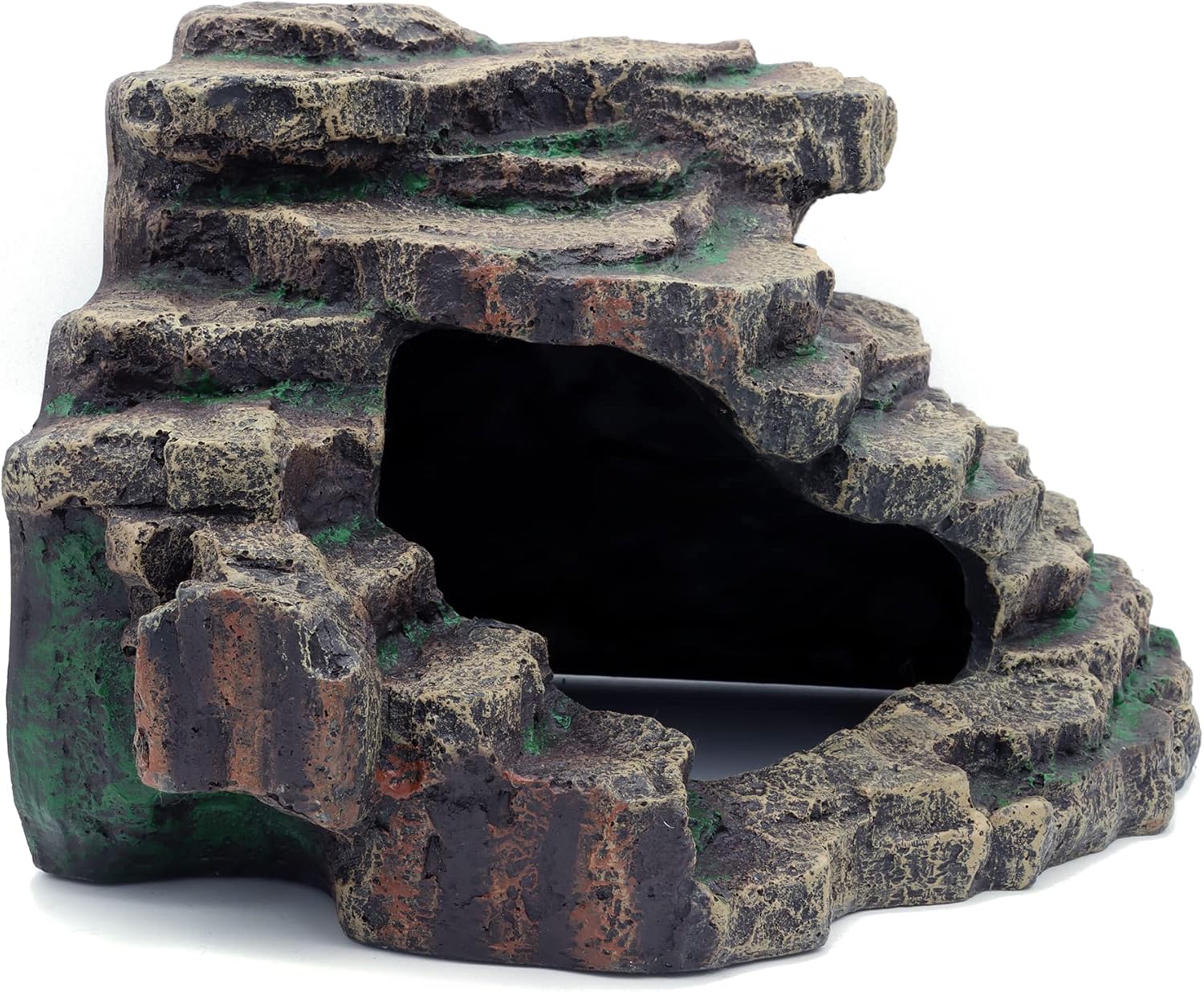 JIHAQUA Bearded Dragon Tank Accessories Extra Large Reptile Hideouts Cave Habitat Decor Bearded Dragon Clothes