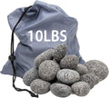 Black Lava Rocks for Fire Pit,2"-3" Natural Lava Stones, Black Lava Rocks for fire Pit and Fireplace（10 Pound）