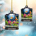 Personalized Aquarium Christmas Ornament, Fish Christmas Ornament, Gift for Fish Lover, Custom Aquarium Christmas Tree Keepsake, Kids First Gift Ideas, Pet Kids Ornament (AFT10)
