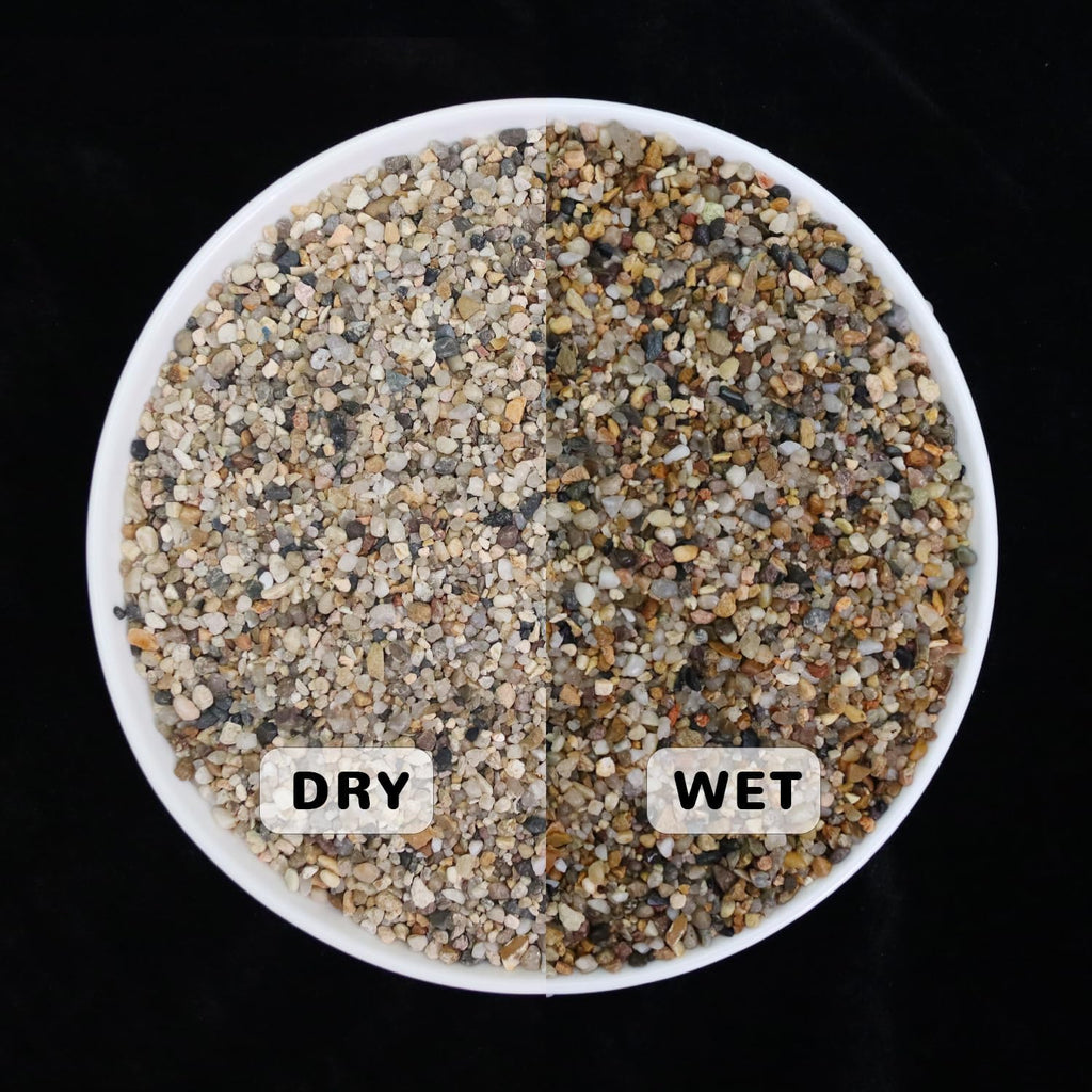 Silica Gravel, Multi-Purpose Mixed Silica Sand for Aquarium Subatrate, Fire Pits, Garden Landscaping, Decorative Sand for Vase Filler, Candle, Wedding, Home Decor, 10LB,