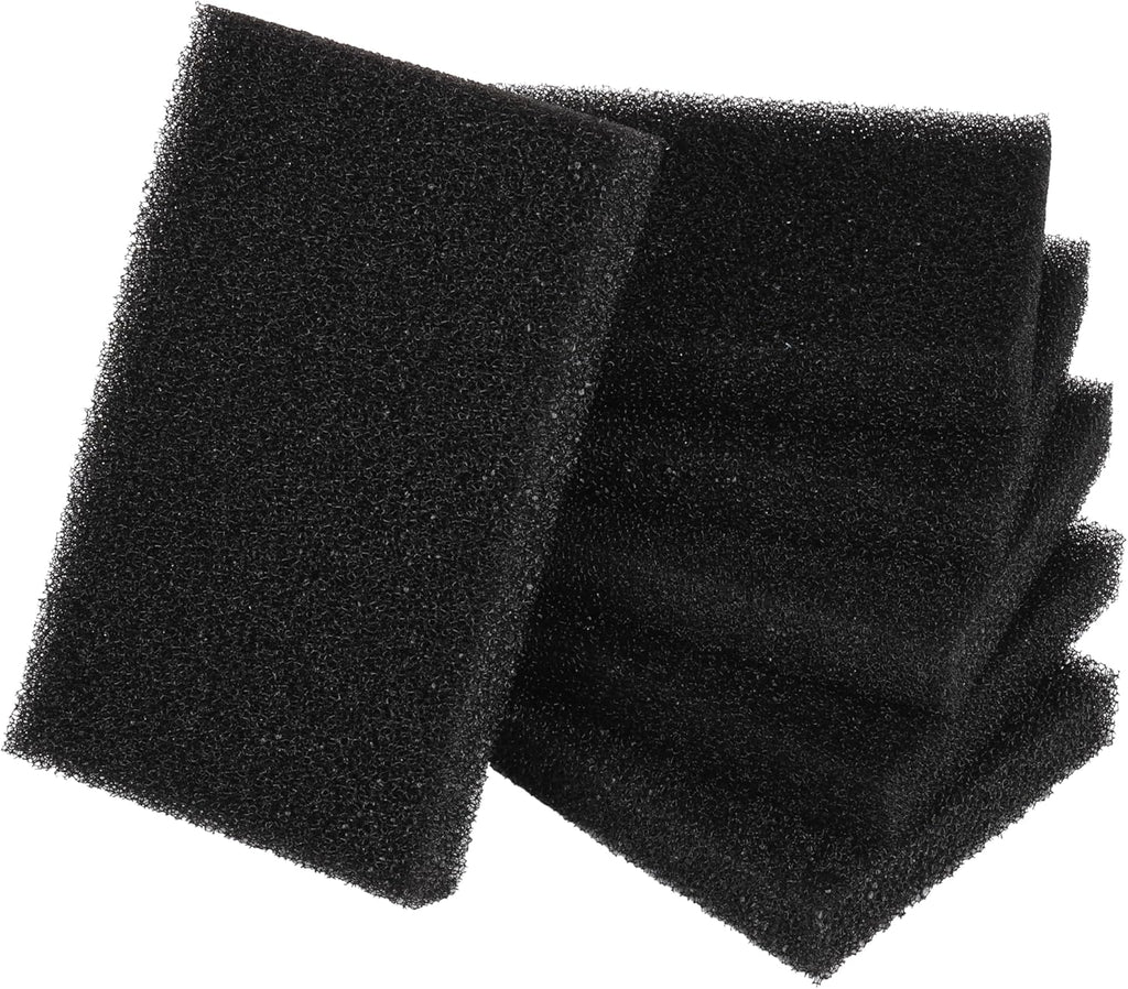 6 Pack Aquarium Bio Sponge Filter Media Pad, Cut-to-Size Filter Foam Pad for Fish Tank (6.3" x 4" x 0.8", 35PPI)