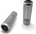 NACX 2Pcs Aquarium Fish/Shrimp Mesh Net Filter Guard，Fish Tank Intake Strainer Pre-Filter Cover Stainless Steel (15mm ID)
