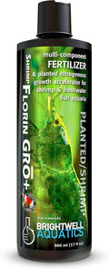 Brightwell Aquatics Shrimp FlorinGrō+ – Nitrate-Based Plant Supplement for Shrimp Aquariums – Supports Growth, Chlorophyll & Vibrant Foliage – Copper-Free, 500 ml