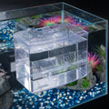 Pawfly Aquarium Breeding Box Fish Tank Hatchery Incubator Acrylic Breeder Box for Baby Fish Shrimp Betta Clownfish Small Isolation Box for Aggressive Fish Guppy