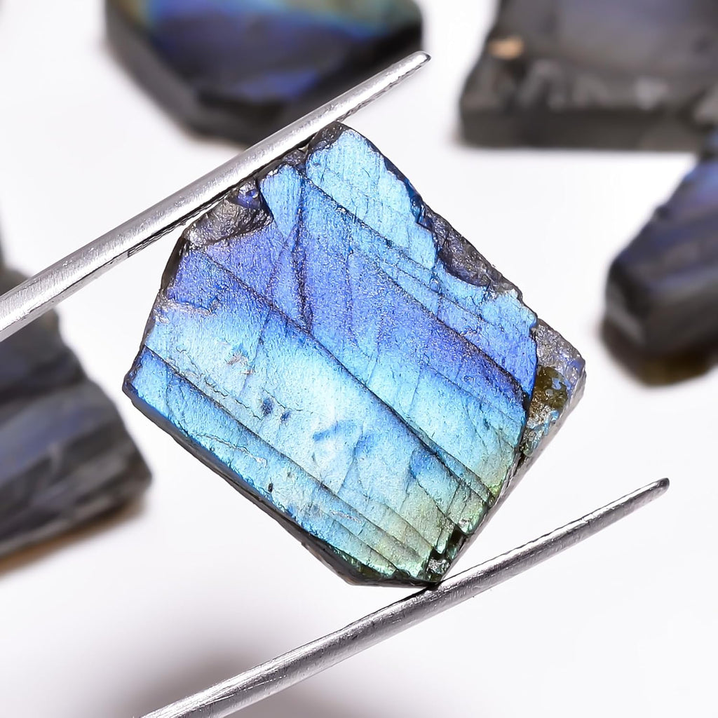 AA+ Grade 100 carats Natural Raw Labradorite Rough Gemstone Lot for Jewelry Making, Loose Crystals Supply, DIY, Wire Wrapping, Healing Stones, Wholesale Bulk Stones