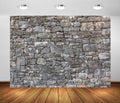 8x6ft Fabric Ancient Stone Wall Backdrop Gray Brick Stone Wall Textured Rock Wall Background Boy Kid Adult Artistic Portrait Photo Shoot Studio