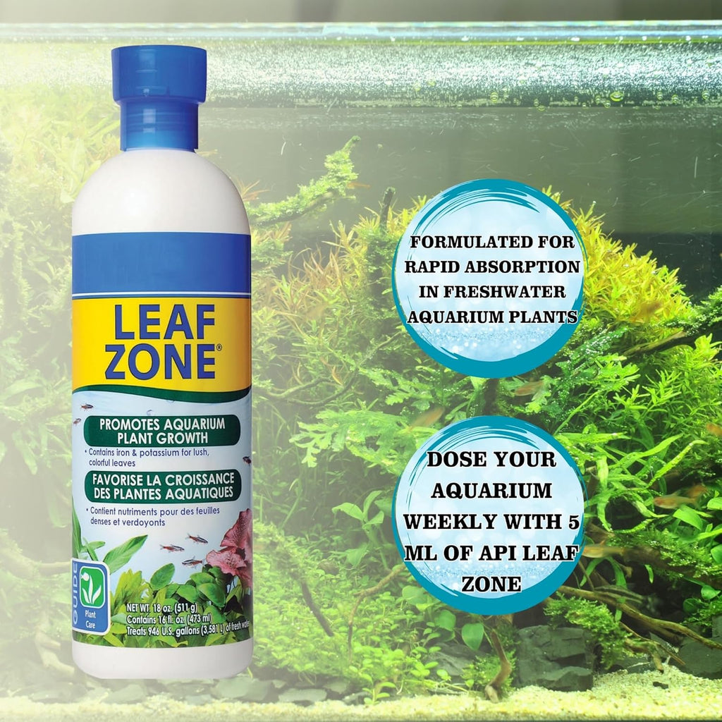 Aquarium Plant Care Kit with C02 B00STER 8 FL oz, Leaf Zone 16 FL oz, Root Tabs 10-Counts & Trinity Treats Microfiber Cleaning Cloth for Freshwater Aquariums
