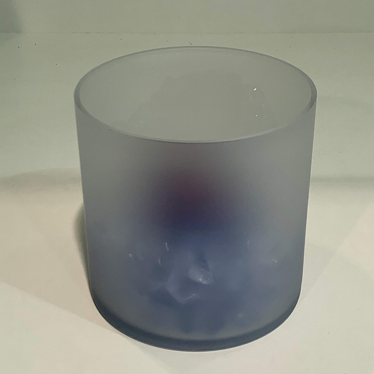 WGV Cylinder Vase, Width 6", Height 6", Frosted Glass Container Terrarium Candle Holder for Wedding Centerpiece, Party Event, Home Office Decor, 1 Piece